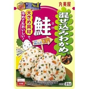 ネコポス送料無料 丸美屋 混ぜ込みわかめ 鮭 3...の商品画像