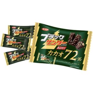 ネコポス送料無料　有楽製菓 チョコレート ★ブラックサンダー ミニバー カカオ72％　11g×26個★  ペイペイ消化【訳あり】