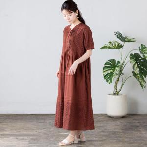 【8%off】ワンピース ロングワンピ 綿10...の詳細画像3