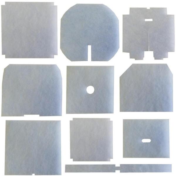 給気口フィルター 換気口フィルター (四角形変形ドーナツ型) 選べる12サイズ (6枚入) 換気口 ...