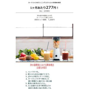 ろ過能力3000リットル 蛇口直結式浄水器本体...の詳細画像2