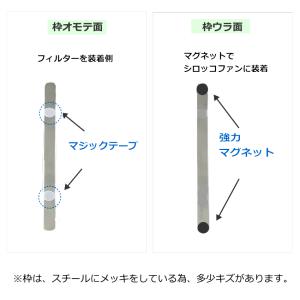 シロッコ ファンフィルター (枠+フィルター1...の詳細画像5