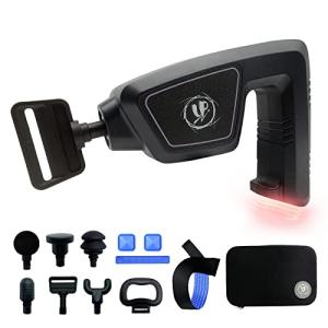 日本ブランド】 POWERUP PRO 筋膜リリースガン 6段階強力振動 温熱機能