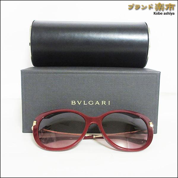 *未使用タグ付き BVLGARI ブルガリ サングラス アイウェア メガネフレーム ラインストーン ...