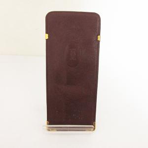 *Cartier カルティエ マストライン メガネケース レザー ヴィンテージ ボルドー*送料込