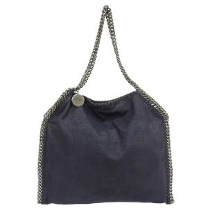 STELLA MCCARTNEY ステラマッカートニー ポリエステル ファラベラ チェーン ショルダーバッグ 495151 ネイビー レディース gy｜b-rakuichi