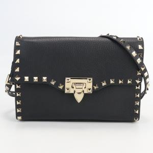 VALENTINO ヴァレンティノ  スモールバッグ ロックスタッズ TW2B0181 斜め掛け ショルダーバッグ レザー レディース 【中古】｜b-rakuichi