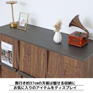キャビネット 木製 本棚 カリーナ CR-90...の詳細画像3