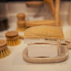 天然素材 キッチンスポンジ 3個セット ヘチマ...の詳細画像4