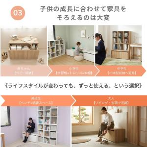 トロッコ収納付きデスク NESTY 4212T...の詳細画像5