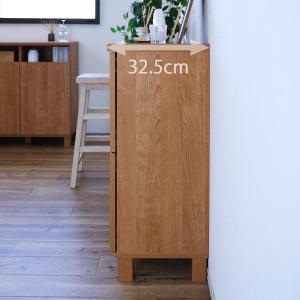 キャビネット 木製 本棚 リビング収納 2列 ...の詳細画像4