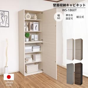 壁面収納 キャビネット 2ドア 木製