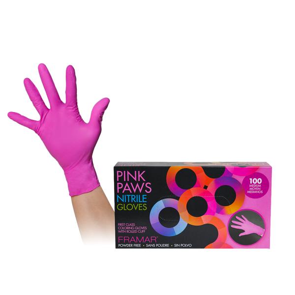 フラマー ニトリルグローブ ピンクポーズ