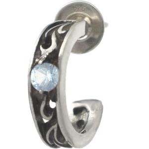 LONE ONES（ロンワンズ） クレーンヘッドシルバーピアス : シルバー