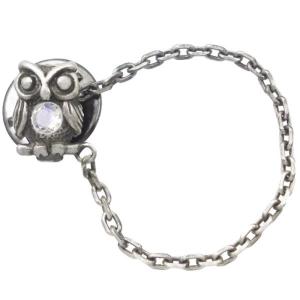 AQUA SILVER（アクアシルバー） メンズブラックCZアラベスクシルバー