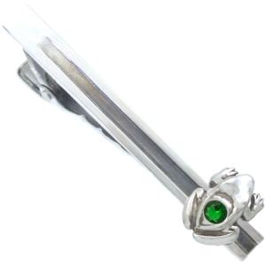 11月)ブルートパーズ クールライン シルバー ネクタイピン 誕生石