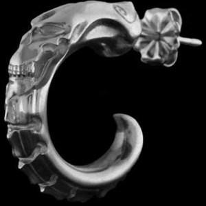 LONE ONES(ロンワンズ) ラージドゥンドゥビドワーフフープシルバーピアス