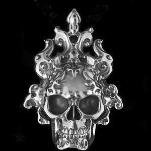 LONE ONES ONES(ロンワンズ) ミディアムバロックスカルシルバー