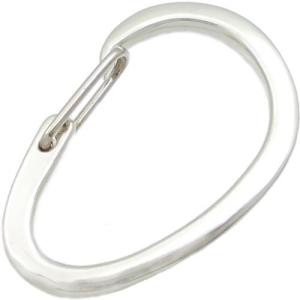 シルバー925製 ナスカン 金具 レバー型 回転フック キーホルダー