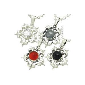 アロースターストーンシルバーペンダント Enemy(エネミー)ヘマタイト/ガーネット/オニキス/キュ...