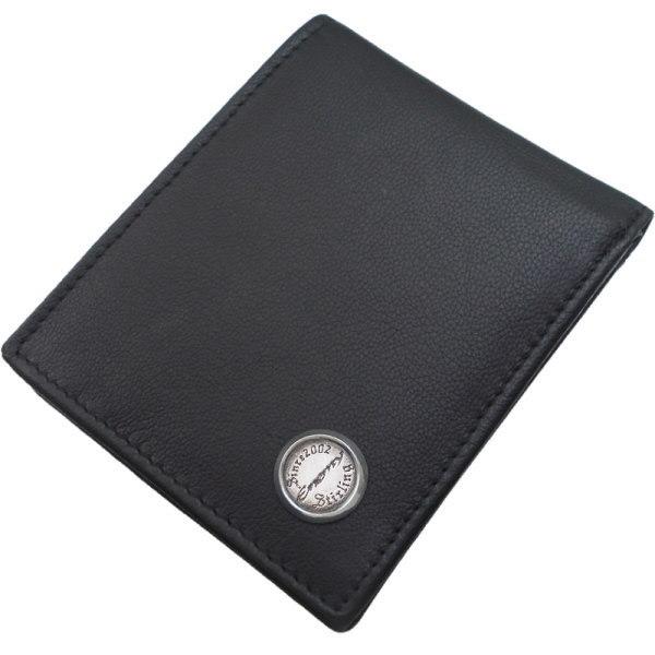 ロゴコンチョTypeB ブラックレザー ショートウォレット*Enemy(エネミー)