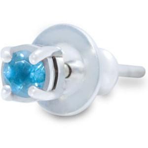 AQUA SILVER(アクアシルバー) (11月)ブルートパーズバースデーシルバーピアス 誕生石  :FPP-004F-BT:シルバーアクセサリーバズショット - 通販 - Yahoo!ショッピング