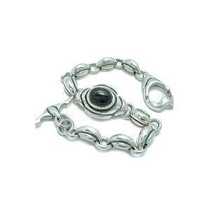 ブラック・スター　シルバー製バングル ブラックスター ハーフバングル FSB549-BS - Free Style 公式通販