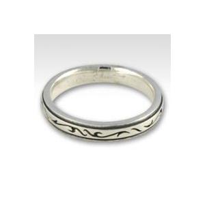 フリースタイル(FREE STYLE) ブラックアラベスクミキ シルバー リング(指輪)