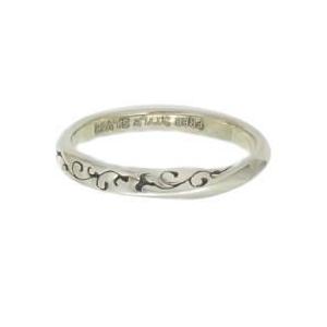 フリースタイル(FREE STYLE) ブラックアラベスクツイスト シルバー リング(指輪)