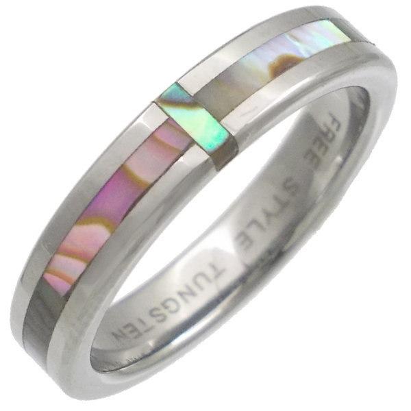 フリースタイル(FREE STYLE) ブラックシェルクロスタングステンリング(指輪)