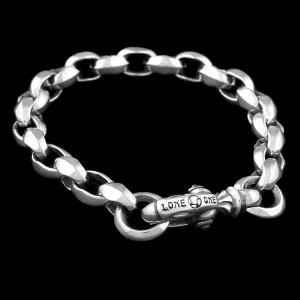 シルバー ブレスレット カムホート タイプ ロンワンズ LONE ONES シルクリンク ブレスレット シルバー 19リンク