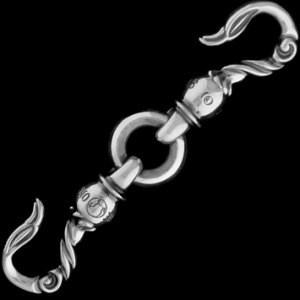 LONE ONES（ロンワンズ） 2スワンフックシルバーキークラスプ