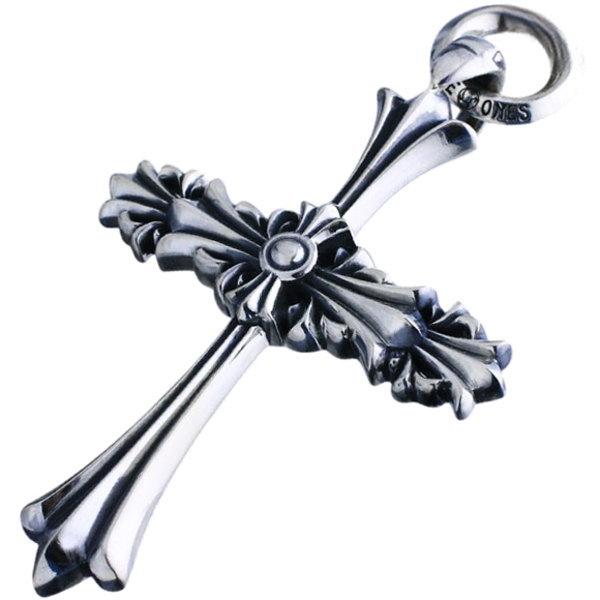 LONE ONES(ロンワンズ) ラージ クロムクロス IDリング シルバーペンダントトップ