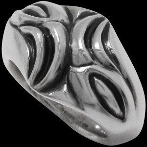 LONE ONES ONES(ロンワンズ) ラージカーヴドシルクシルバーリング