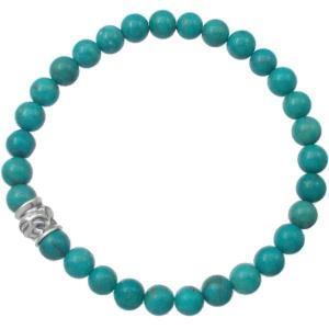 CHROME HEARTS（クロムハーツ） 8mm BEAD 8mmビーズブレス ターコイズ