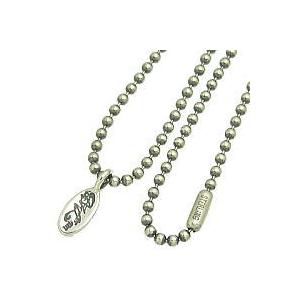 BILL WALL LEATHER ロゴタグ付 シルバー ボールチェーンBWL/Bill BILL WALL LEATHER ロゴタグ付 シルバー ボールチェーンBWL/Bill