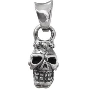 【セール】Travis Walker スカル ネックレストップ 重厚 シルバー Travis Walker（トラヴィスワーカー） スカルシルバーペンダントトップ