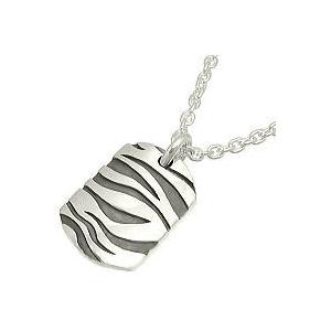 シマウマウェーブシルバーペンダント SWANKY(スワンキー)