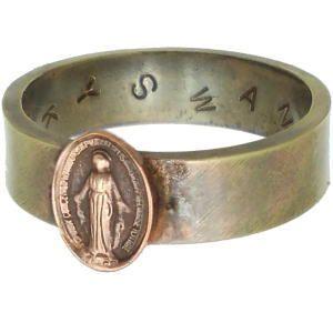 インクレイジースタンプマリアブラスリング(指輪) SWANKY(スワンキー)｜シルバーアクセサリーバズショット