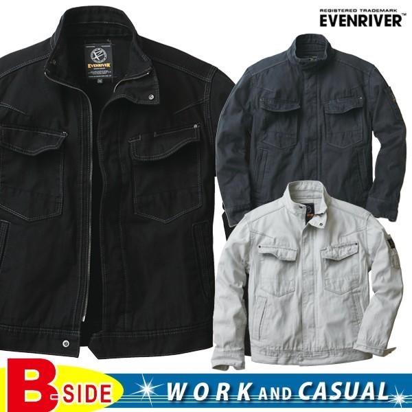 FISHERSTRIPE  イーブンリバー EVENRIVER フィッシャ-ストライプブルゾン長袖ブ...
