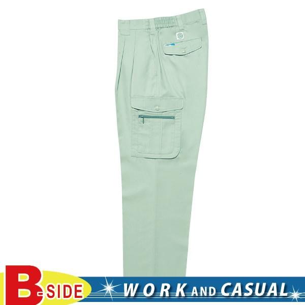 428 桑和 SOWA 作業服★エコ対応★ツータックカーゴパンツ春夏素材使用