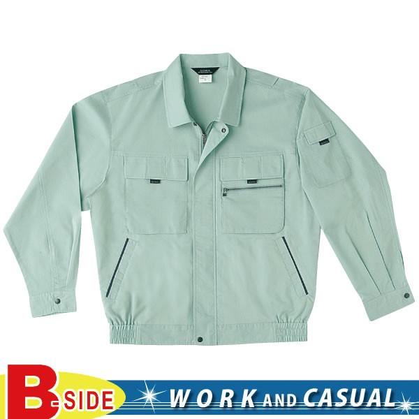 483 桑和 SOWA 作業服★抗菌防臭★長袖ブルゾン春夏素材使用