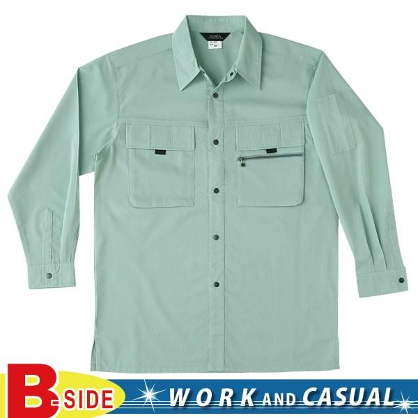 485 桑和 SOWA 作業服★抗菌防臭★長袖シャツ春夏素材使用