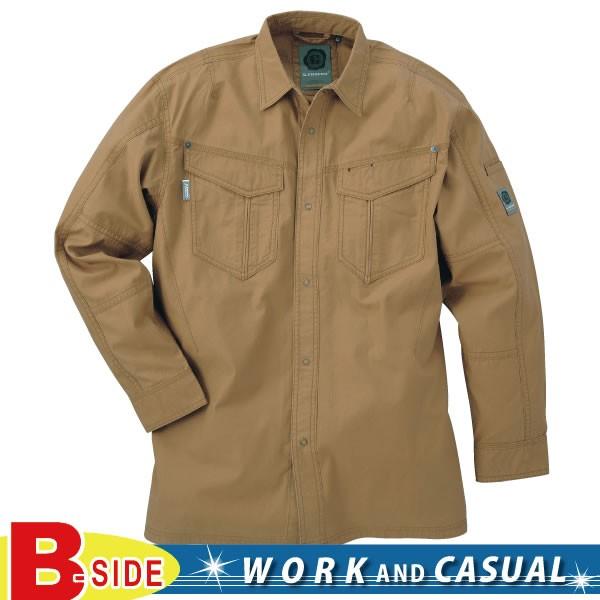 575 桑和 SOWA 作業服★安心価格★長袖シャツ春夏素材使用