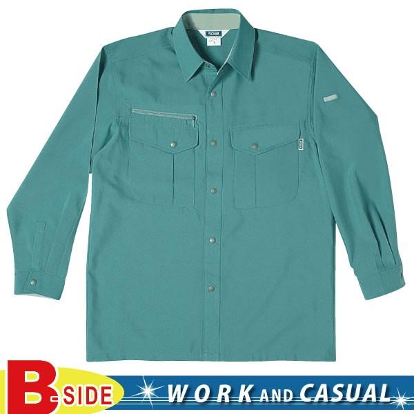 715 桑和 SOWA 作業服★快適爽快★長袖シャツ春夏素材使用