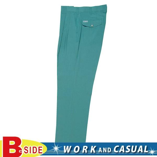 719 桑和 SOWA 作業服★快適爽快★ツータックスラックス春夏素材使用