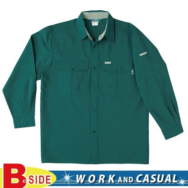 915 桑和 SOWA 作業服★吸汗速乾★長袖シャツ春夏素材使用