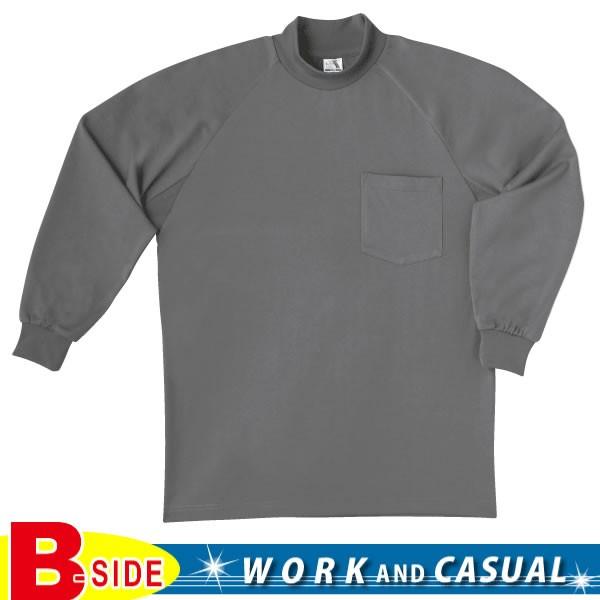 長袖ハイネックシャツ 交編 二重織 ハイネックシャツ/ドライ感・吸収性抜群ソウワ/桑和  SOWA ...