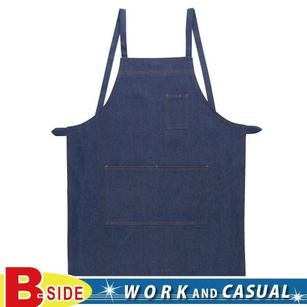 デニムエプロン 実用性、機能性抜群　桑和  SOWA  10022 メール便対象商品