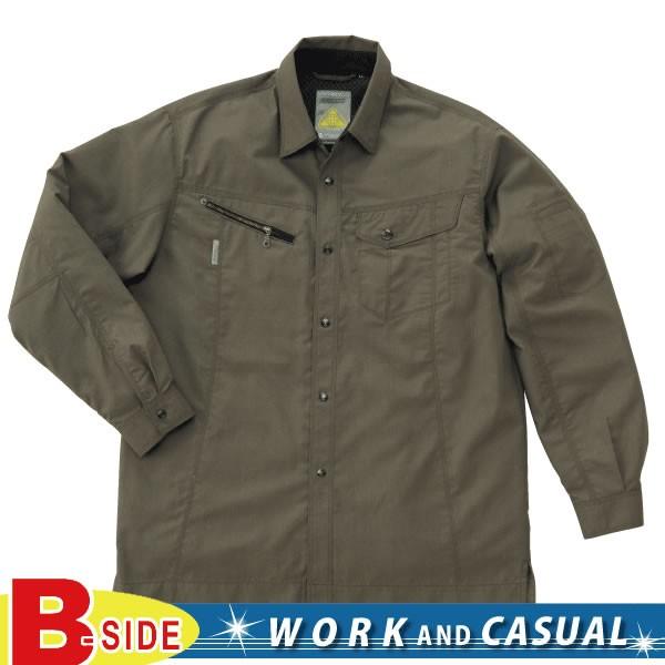 325 桑和 ソウワ SOWA 作業服 長袖シャツ春夏素材